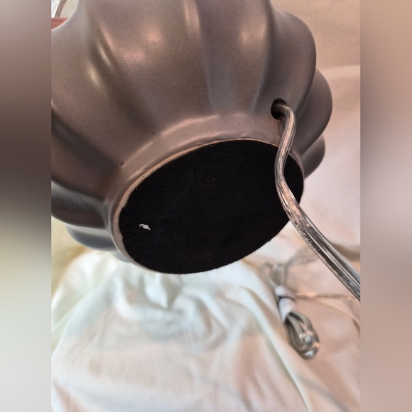 Threshold Gray Lamp with Cream Shade - Picture 4 of 7